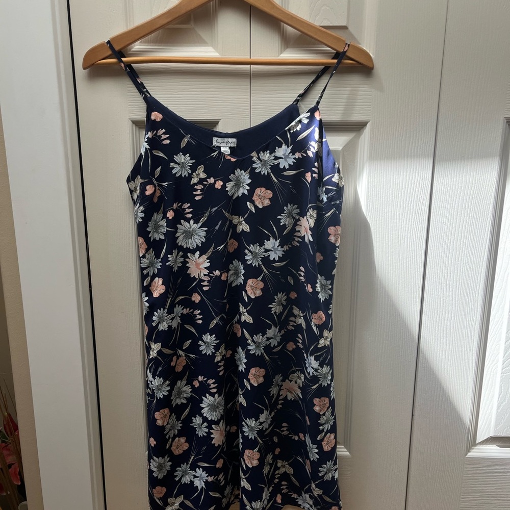 Love, Fire Navy Floral Dress